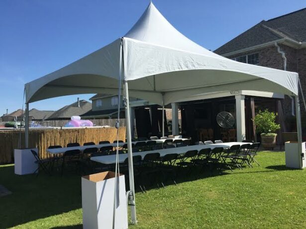 20′ x 20′ High Peak – Professional Party Rentals