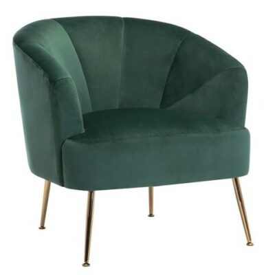 Chloe Velvet Green Accent Chair – Professional Party Rentals