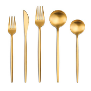 GOLD DRAGONFLY FLATWARE