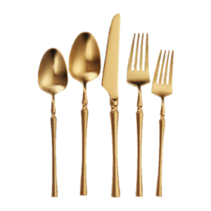 GOLD GATSBY FLATWARE