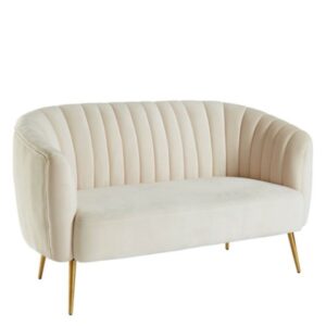 Lila Cream Loveseat