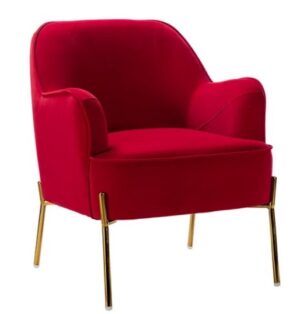 Nora Red Accent Chair