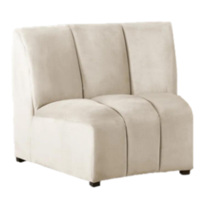 Luna Cream Curve Sectional