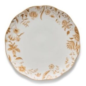 Eleanor Wheat Floral Dinner Plate 11"