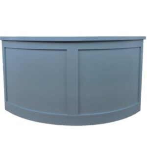 Dusty Blue Curved Bar
