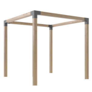8x8 Wood Pergola