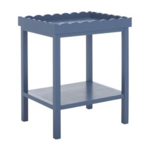 Blue Scallop Side Table