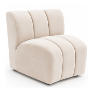 Ella Cream Dining Concave Chair