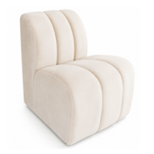Ella Cream Dining Convex Chair